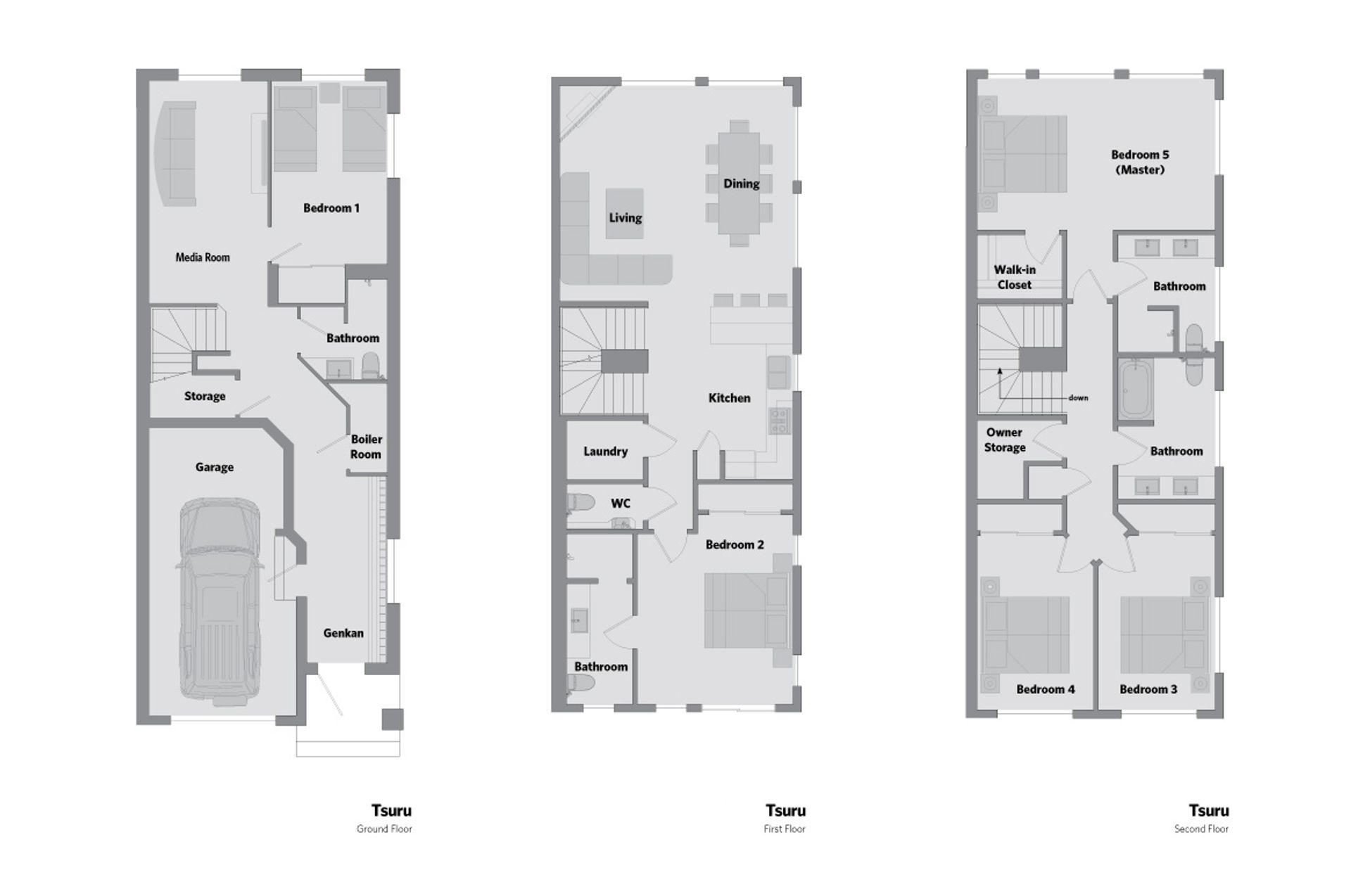 鶴 5ベッドルーム
