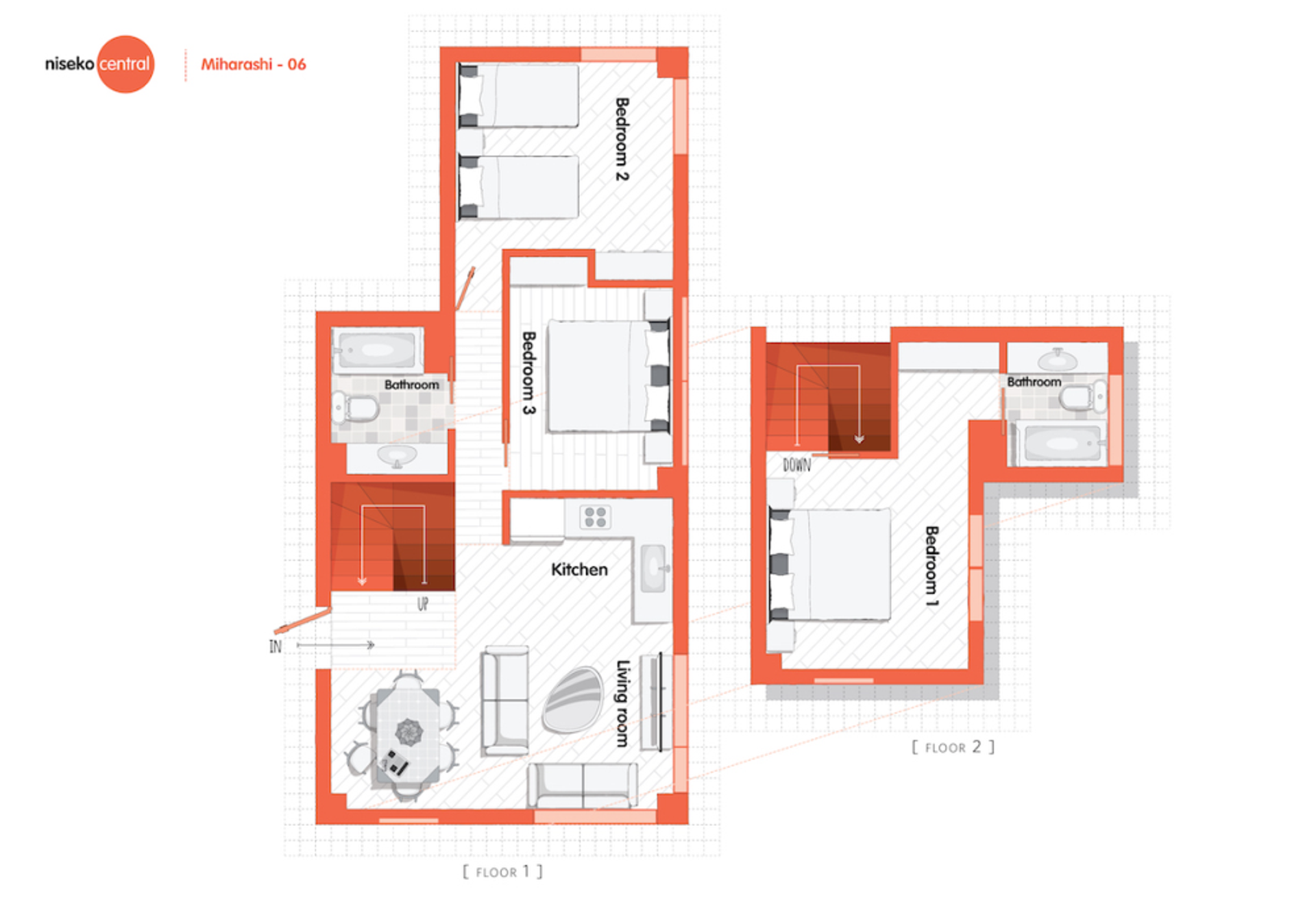 ミハラシ 3ベッドルーム