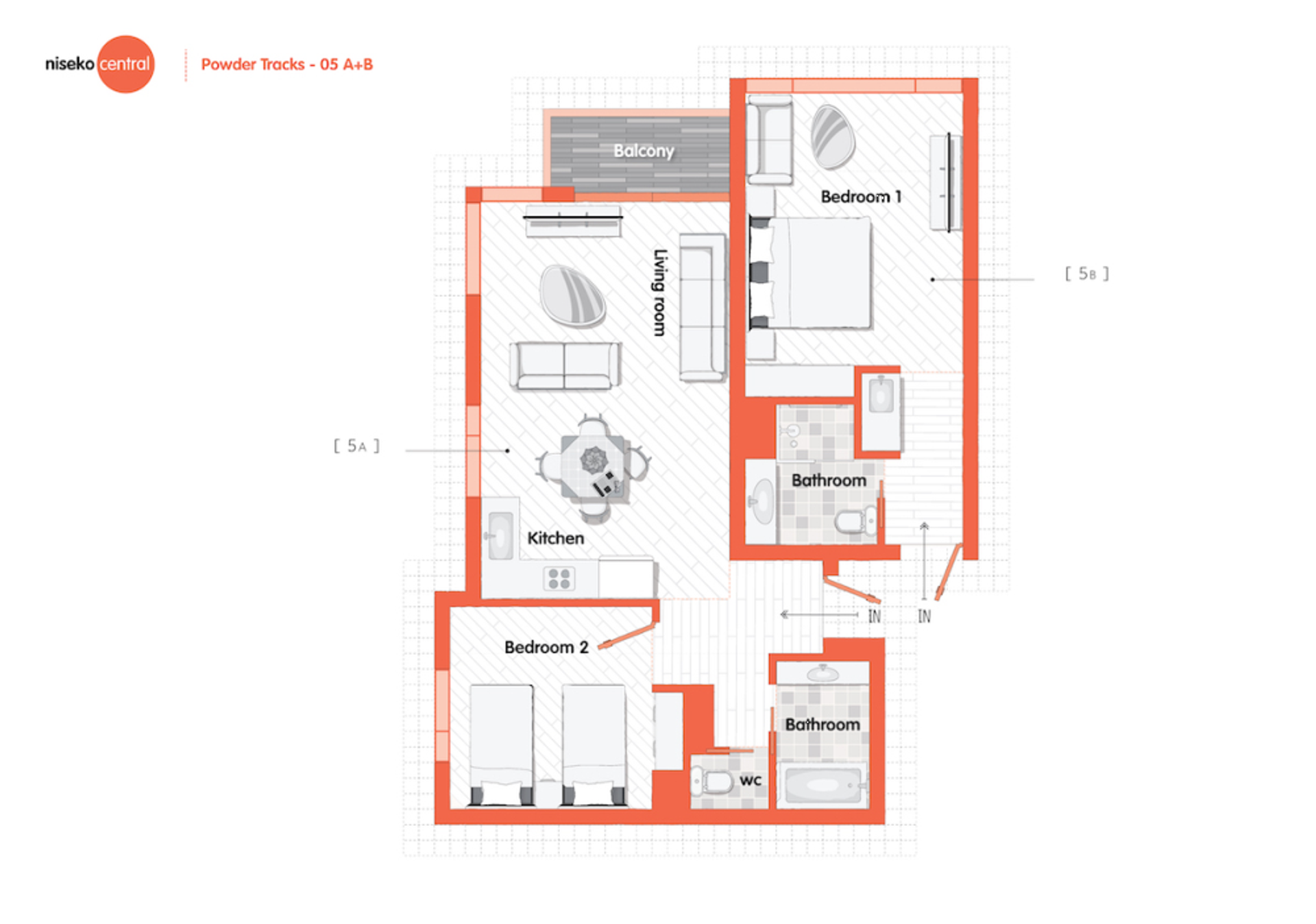 Powder Tracks 2 Bedroom