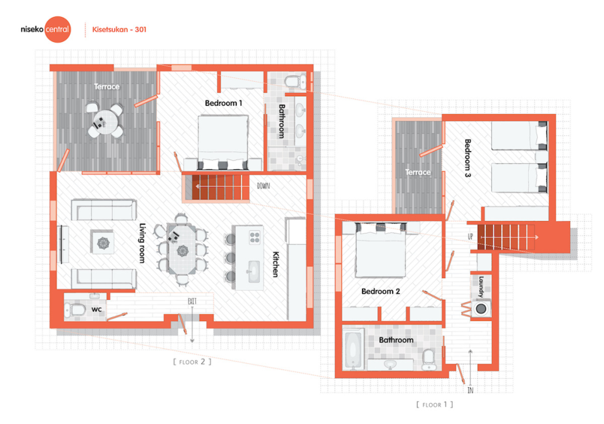 季節館 3ベッドルーム