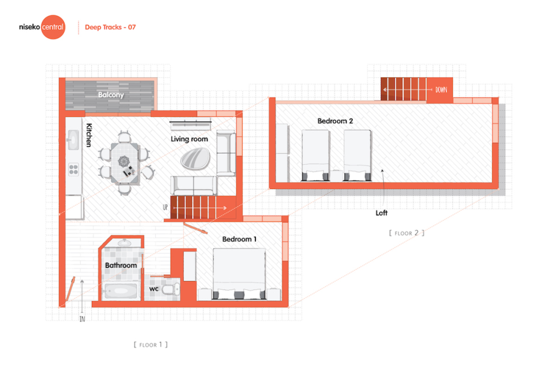 Deep Tracks 2 Bedroom