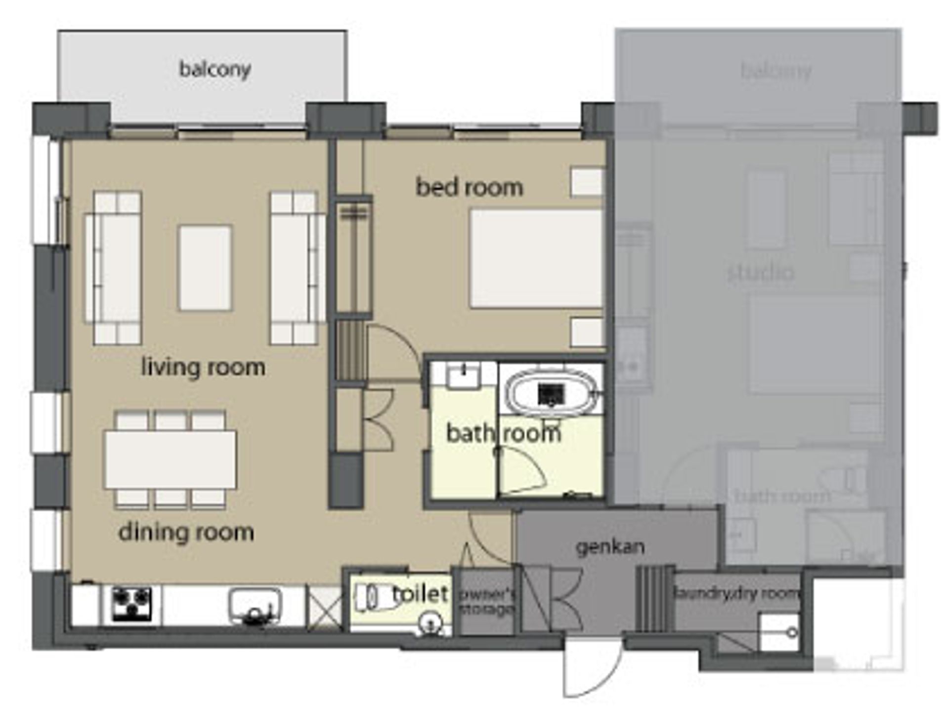 Yama Shizen 1 Bedroom