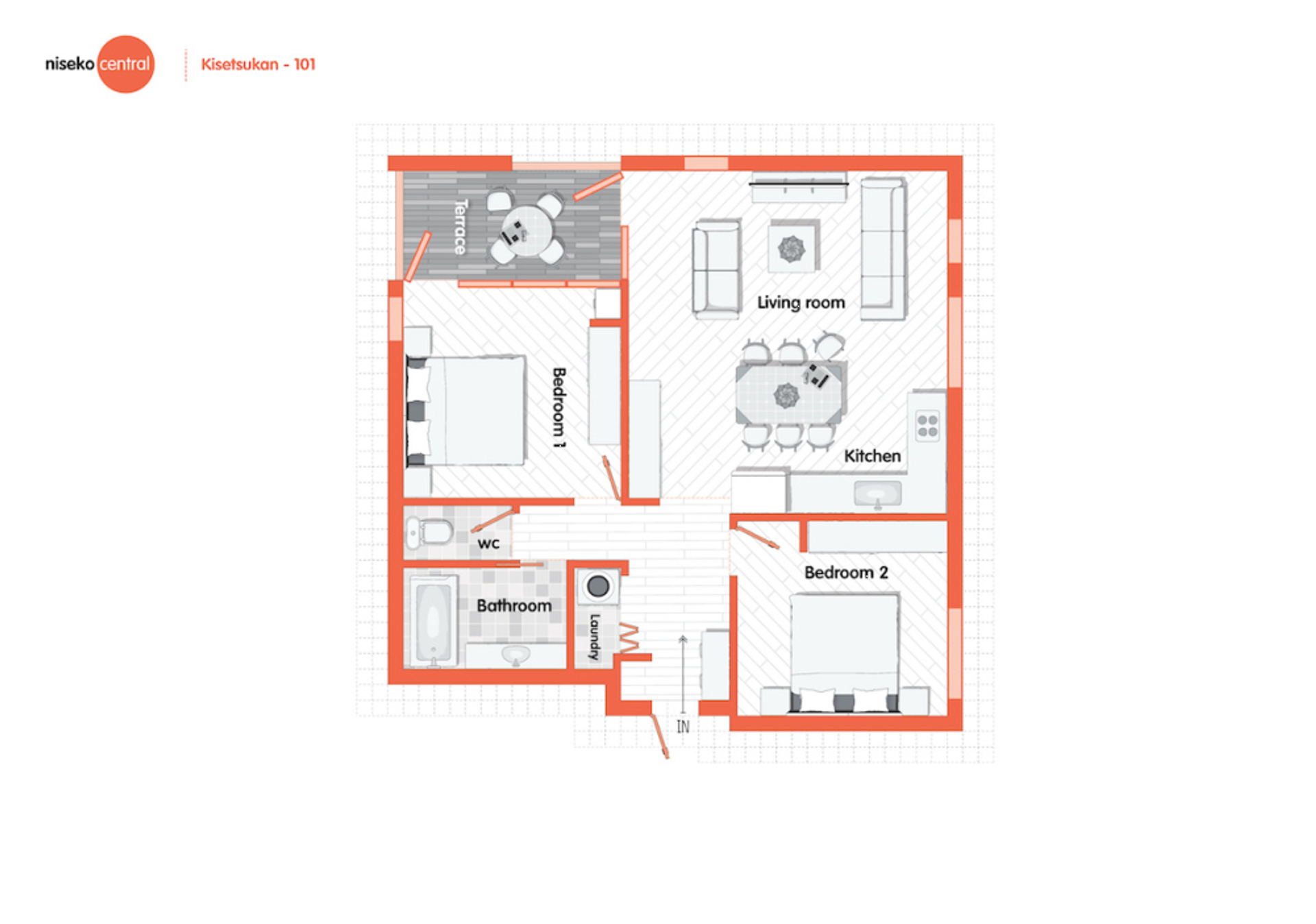 Kisetsukan 2 Bedroom
