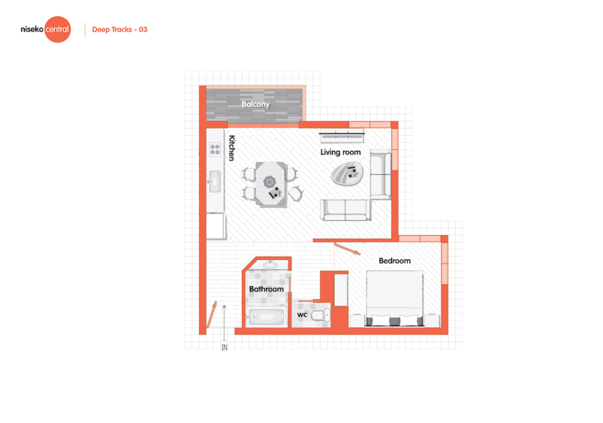 Deep Tracks 1 Bedroom