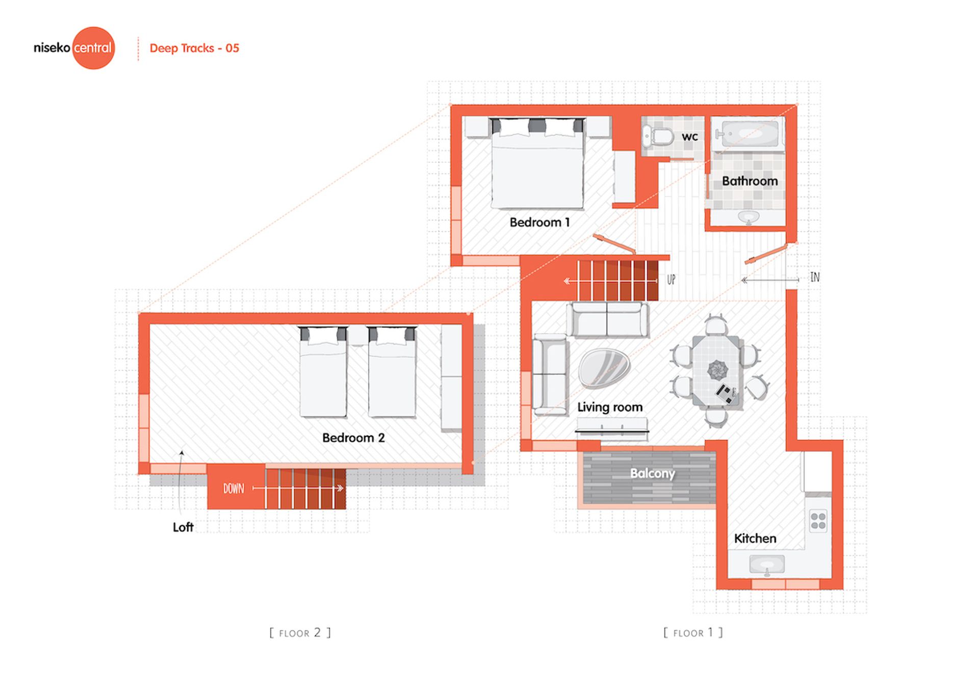Deep Tracks 2 Bedroom