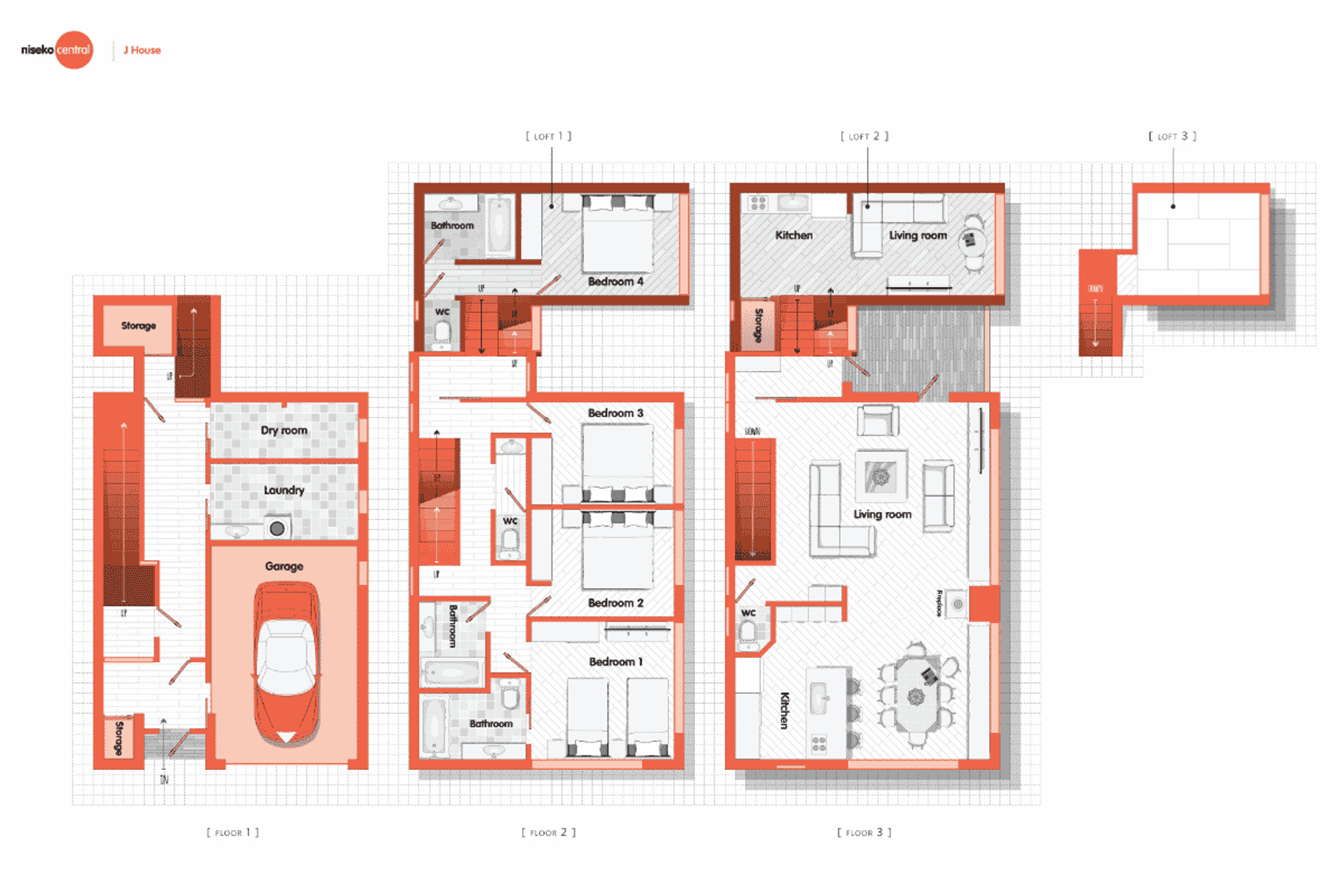 J House 4 Bedroom