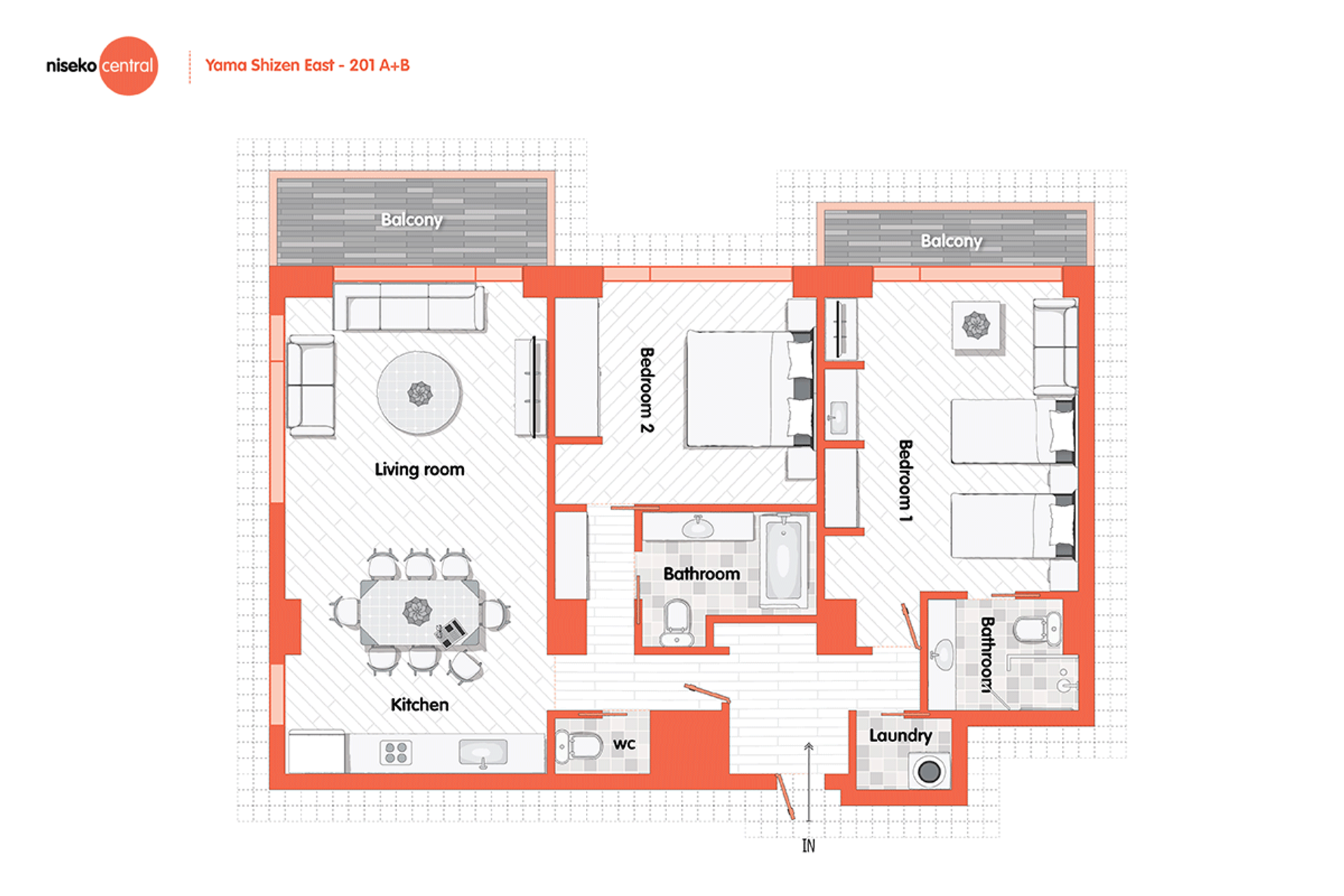 Yama Shizen 2 Bedroom