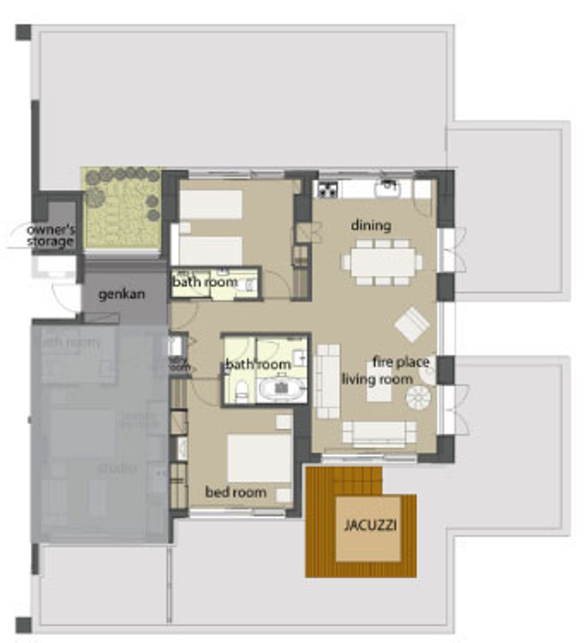 Yama Shizen 2 Bedroom Penthouse with Jacuzzi
